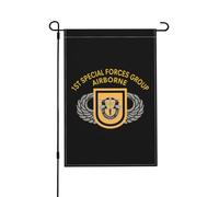 Drapeau 1er Groupe des Forces Spéciales avec Escadron de Jardin 30x45 | extérieur drapeaux couleurs éclatantes Bannière pour Porche Pelouse Festival Décoration