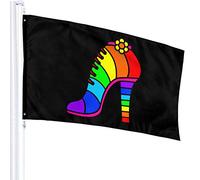 Drapeau 3 X 5 Couleur Chaussures à Talons Hauts 100% Polyester Monocouche Drapeaux Translucides 90 X 150CM - Bannière 3' X 5'