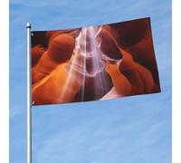 Drapeau 3 x 5 pieds Antelope Canyon Drapeaux amusants de vacances pour toutes les saisons pour l'extérieur saisons pour la décoration de dortoir Fêt