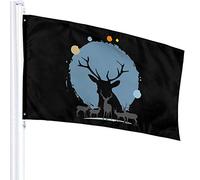 Drapeau 3 X 5 Rennes Noël 100% Polyester Monocouche Drapeaux Translucides 90 X 150CM