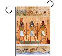 Drapeau 30x45cm, Dieux Égyptiens Antiques Pharaons Drapeau De Bienvenue Renforcé Balcon Bannière Couleurs Vives Les Défilés Drapeau Paysage