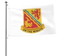 Drapeau 37 Fa Rgt Dui 2x3 pi, drapeau double face durable pour intérieur et extérieur, bannière de bienvenue, drapeau décoratif amusant pour patio