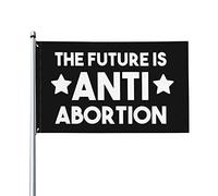 Drapeau 3x5 anti-avortement, pro-vie, choisissez la vie, ne marchez pas sur mon bébé, priez pour mettre fin à l'avortement, arrêtez l'avortement maintenant, défendez les sans-défense, pas de mât de dr