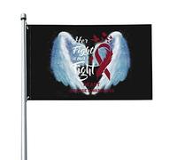 Drapeau 3x5 pieds, son combat est notre combat, drapeaux de conscience du cœur, bannière de couleurs vives avec œillets en laiton pour décoration intérieure et extérieure