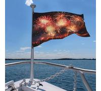 Drapeau 4 x 6 pieds Magnifiques drapeaux de feux d'artifice drôles Drapeaux de jardin de vacances pour toutes les saisons Drapeaux robustes pour l'extérieur Drapeau toutes saisons pour la décoration