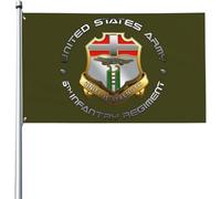 Drapeau 6E Régiment D'Infanterie Drapeau Militaire Personnalisés Lavable Bannière, Pour Les Bureaux, D'Intérieur, Les Défilés, 90x150cm