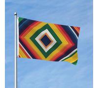 Drapeau 90 x 150 cm - Décoration de jardin - Bannière robuste - Drapeau de l'Afrique du Sud - Bannière d'extérieur avec 2 œillets - Drapeaux de bienvenue pour les vacances en toutes saisons