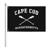 Drapeau 90X150cm, Cape Cod, Massachusetts Naturel Personnalisé Drapeau de Vacances Résistants aux Intempéries Bruant pour Célébration Balcon Décorations