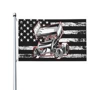 Drapeau 90X150cm, Course de sprint sur terre battue Personnalisé Drapeaux Résistant à la Décoloration Suspendus Fanion pour Extérieur Maison Intérieur