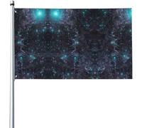 Drapeau 90X150cm, Espaces de l'univers Personnalisée Drapeau de Jardin avec œillets Suspendus Fanion pour manif Maison Bar