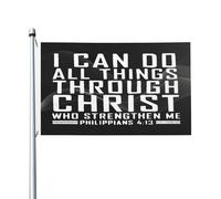 Drapeau 90X150cm, Philippiens 413 Livre Verset Christianisme Gis Foi Religieux Personnalisé Drapeaux Couleurs Vives Bannière Extérieure pour Anniversaire manif Jardin