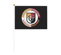 Drapeau à main double face du 3e groupe des forces spéciales, 5,5 x 8,2 po