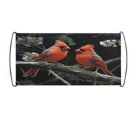 Drapeau à main, drapeau de fierté imprimé cardinaux, oiseaux sauvages, drapeau de fierté, drapeau portable avec poignées en plastique pour les fans à la maison, Style :, Taille unique, Moderne