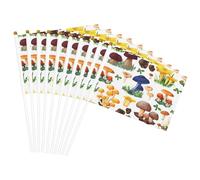 Drapeau à main léger imprimé champignon japonais pour fêtes, événements, défilés, activités sportives, assemblage facile