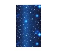 Drapeau à motif étoile bleue. Drapeau décoratif d'extérieur 0,9 x 1,5 m, bannière verticale en polyester