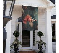 Drapeau « A Night Of Miracles And Magic » de 0,9 x 1,5 m, double face, ne se décolore pas, drapeau de jardin vertical saisonnier avec œillets en laiton, bannière extérieure, toile de fond pour photo