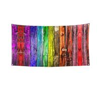 Drapeau à suspendre avec œillets métalliques pour peinture de jardin 180 x | Décoration de jardin, terrasse, cour, pelouse, parfaite pour les fêtes festives, bannière de décoration polyvalente pour la