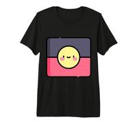 Drapeau aborigène Australie Drapeau Australien Aborigine Soleil T-Shirt Haut de Gamme