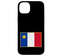 Drapeau acadien des Acadiens Coque pour iPhone 14 Plus