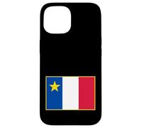 Drapeau acadien des Acadiens Coque pour iPhone 15