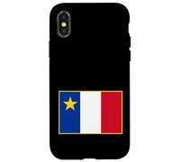 Drapeau acadien des Acadiens Coque pour iPhone X/XS