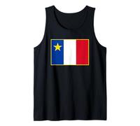 Drapeau acadien des Acadiens Débardeur