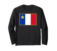 Drapeau acadien des Acadiens Manche Longue