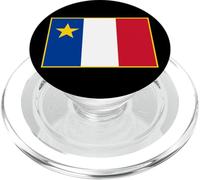 Drapeau acadien des Acadiens PopSockets PopGrip pour MagSafe