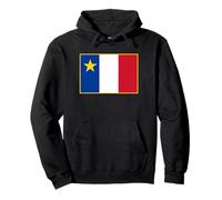 Drapeau acadien des Acadiens Sweat à Capuche