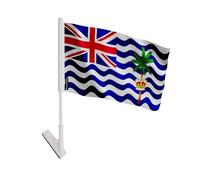 Drapeau adhésif Territoire britannique de l'océan Indien en Polyester 5 pièces