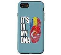 Drapeau ADN Turc et roumain mélangé Coque pour iPhone SE (2020) / 7/8