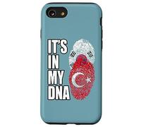 Drapeau ADN Turc et sud-coréen Coque pour iPhone SE (2020) / 7/8