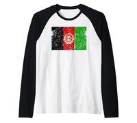 Drapeau Afghanistan Graphique pour Hommes, Femmes, Enfants Manche Raglan
