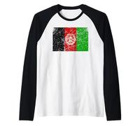 Drapeau Afghanistan Graphique pour Hommes, Femmes, Enfants Manche Raglan