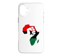 Drapeau Africain de l'Unia Power Fist - Histoire Afro-américaine Noire Coque pour iPhone 16 Plus