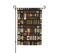 Drapeau africain en tissu de boue imprimé tribal résistant à la décoloration pour toutes les saisons, décoration de cour extérieure pour porches