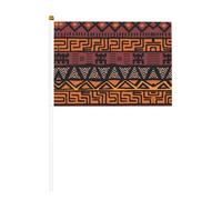 Drapeau africain tribal double face agitant et mini drapeaux à bâton, adaptés pour la décoration de fête et les activités d'équipe