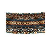 Drapeau africain tribal ethnique imprimé décoratif à suspendre - 177,8 x 88,9 cm