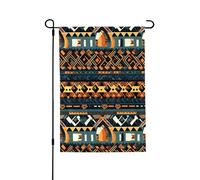 Drapeau africain tribal ethnique texturé. Convient pour l'intérieur et l'extérieur, parfait pour la maison, le jardin, les événements et les expositions patriotiques.