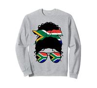 Drapeau Afrique du Sud Afrique du Sud Femme fière Sweatshirt