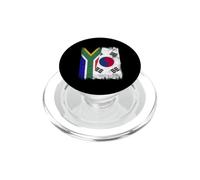 Drapeau Afrique du Sud Corée du Sud | Racines coréennes sud-africaines PopSockets PopGrip pour MagSafe