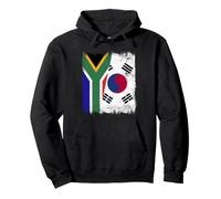 Drapeau Afrique du Sud Corée du Sud | Racines coréennes sud-africaines Sweat à Capuche