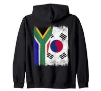 Drapeau Afrique du Sud Corée du Sud | Racines coréennes sud-africaines Sweat à Capuche
