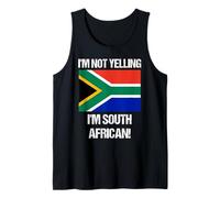 Drapeau Afrique du Sud I'm Not Yelling Débardeur