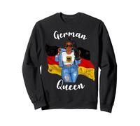 Drapeau Afrique Reine d'Allemagne Noir Sweatshirt