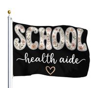 Drapeau Aide-soignant(e) - Éducation au bien-être Drapeau De Jardin