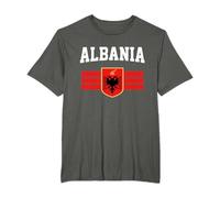 Drapeau Albanais Albanie Emblème Albanais T-Shirt