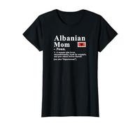 Drapeau Albanais Définition de la Maman Superwoman T-Shirt