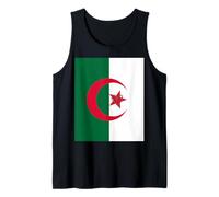 Drapeau Algérie Cœur fière du Patrimoine Fête Nationale Débardeur