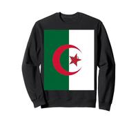 Drapeau Algérie Cœur fière du Patrimoine Fête Nationale Sweatshirt